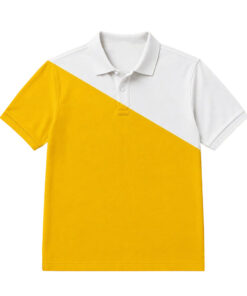 Unisex Spain Global Soccer Event 2026 White And Yellow Graphic Polo Shirt for Soccer Fans