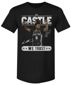 Unisex Stephon Castle San Antonio Spurs Trust Graphic Shirt for Basketball Fans