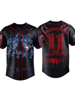Unisex Stranger Things X Toronto Blue Jays Baseball Jersey for Baseball Fans