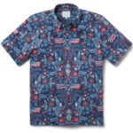 Unisex Summer Commemorative 2026 America Navy Hawaiian Shirt for Patriotic Fans