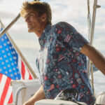 Unisex Summer Commemorative 2026 America Navy Hawaiian Shirt for Patriotic Fans
