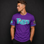 Unisex Tampa Bay Rays x Toy Story 5 Buzz Lightyear 2026 Graphic Shirt for Baseball and Movie Fans