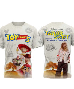 Unisex Taylor Swift X Toy Story 5 Graphic Shirt for Music Fans