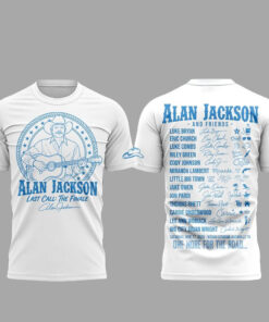 Unisex Tennessee Titans x Alan Jackson Last Call The Finale 2026 Graphic Shirt for Football and Country Music Fans