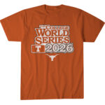 Unisex Texas Baseball 2026 College World Series Graphic Shirt for College Sports Fans