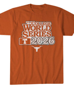 Unisex Texas Baseball 2026 College World Series Graphic Shirt for College Sports Fans