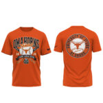 Unisex Texas Longhorns Omaha Bound 2026 College World Series Orange Graphic Shirt for College Sports Fans