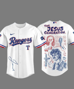 Unisex Texas Rangers Forrest Frank The Jesus Generation Tour 2026 Baseball Jersey for Baseball Fans