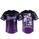 Unisex Texas Rangers K-Pop Demon Hunters 2026 Game On Baseball Jersey for Baseball and K-Pop Fans