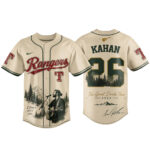 Unisex Texas Rangers x Noah Kahan The Great Divide Tour 2026 Baseball Jersey for Baseball Fans