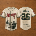 Unisex Texas Rangers x Noah Kahan The Great Divide Tour 2026 Baseball Jersey for Baseball Fans