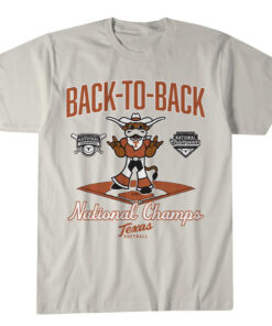 Unisex Texas Softball Back To Back Champions Diamond Graphic Shirt for College Sports Fans