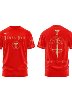Unisex Texas Tech Red Raiders Lord Of The Rings Night 2026 Graphic Shirt for College Sports Fans