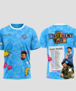 Unisex The Basement Yard Live 2026 Tour Date Graphic Shirt for Podcast Fans
