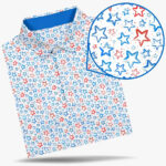 Unisex The Freedom Stars 2026 Graphic Polo Shirt for American Pride Fans
