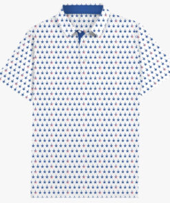 Unisex The Liberty Torch 2026 Graphic Polo Shirt for American Pride Fans