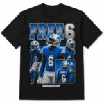 Unisex The St Brown Brothers Terrion Arnold Free 6 Graphic Shirt for Football Fans