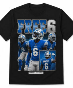 Unisex The St Brown Brothers Terrion Arnold Free 6 Graphic Shirt for Football Fans