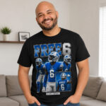 Unisex The St Brown Brothers Terrion Arnold Free 6 Graphic Shirt for Football Fans