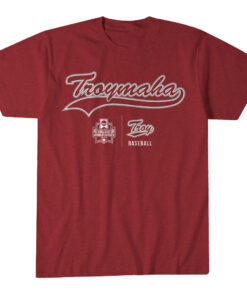 Unisex Troy Baseball TroyMaha Graphic Shirt for College Sports Fans