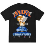 Unisex Tyler Kolek 1993 New York Knicks World Champions Parade Graphic Shirt for Basketball Fans