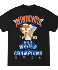 Unisex Tyler Kolek 1993 New York Knicks World Champions Parade Graphic Shirt for Basketball Fans