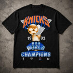 Unisex Tyler Kolek 1993 New York Knicks World Champions Parade Graphic Shirt for Basketball Fans