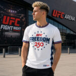 Unisex UFC America 250th Anniversary Graphic Shirt for MMA Fans