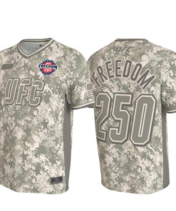 Unisex UFC Freedom 250 2026 Football Jersey for MMA Fans