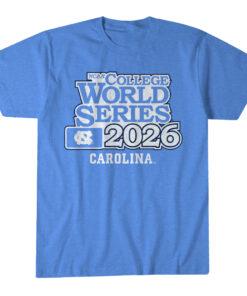 Unisex UNC Baseball 2026 College World Series Graphic Shirt for College Sports Fans