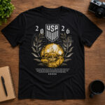 Unisex USMNT 2026 World Cup Grunge Graphic Shirt for Soccer Fan
