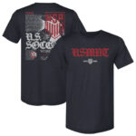 Unisex USMNT Worldwide Grunge Graphic Shirt for Soccer Fans