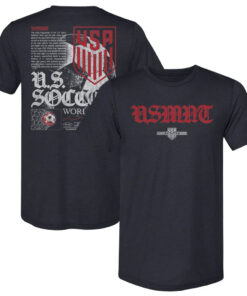 Unisex USMNT Worldwide Grunge Graphic Shirt for Soccer Fans