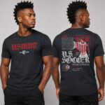 Unisex USMNT Worldwide Grunge Graphic Shirt for Soccer Fans