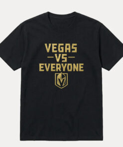 Unisex Vegas Golden Knights Vs Everyone Graphic Shirt for Hockey Fans