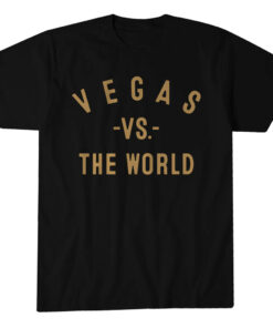 Unisex Vegas Vs The World Graphic Shirt for Hockey Fans