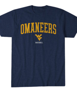 Unisex West Virginia Baseball OmaNeers Graphic Shirt for College Sports Fans