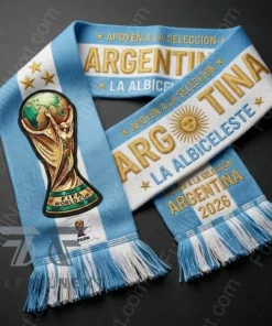 Argentina National Football Team Global Soccer Event 2026 Scarf