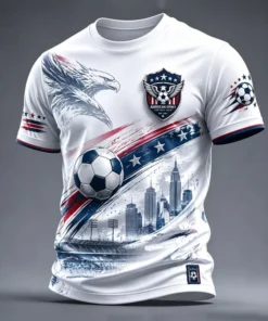 Unisex USA Global Soccer Event 2026 Soccer Merch Graphic Shirt for Soccer Fans
