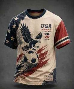 Unisex USA United We Play Global Soccer Event 2026 Graphic Shirt for Soccer Fans