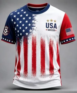 Unisex USA Global Soccer Event 2026 Soccer Apparel Graphic Shirt for Soccer Fans