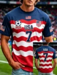 Unisex USA Global Soccer Event 2026 Fan Gift Graphic Shirt for Soccer Fans