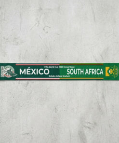 Global Soccer Event 2026 Mexico Vs South Africa Football Scarf National Emblems