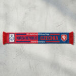 Global Soccer Event 2026 Korea Republic Vs Czechia Football Scarf Bold Graphics