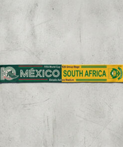 Global Soccer Event 2026 Mexico Vs South Africa Football Scarf Two Tone