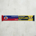 Global Soccer Event 2026 Haiti Vs Scotland Football Scarf Dual Color