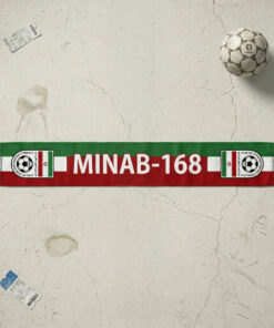 Global Soccer Event 2026 Minab-168 Football Scarf Tricolor Design