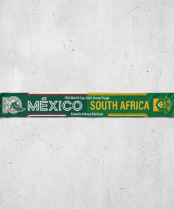 Global Soccer Event 2026 Mexico Vs South Africa Football Scarf Match Souvenir