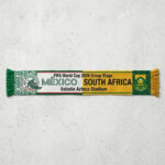 Global Soccer Event 2026 Mexico Vs South Africa Football Scarf Contrast Tones