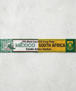 Global Soccer Event 2026 Mexico Vs South Africa Football Scarf Contrast Tones